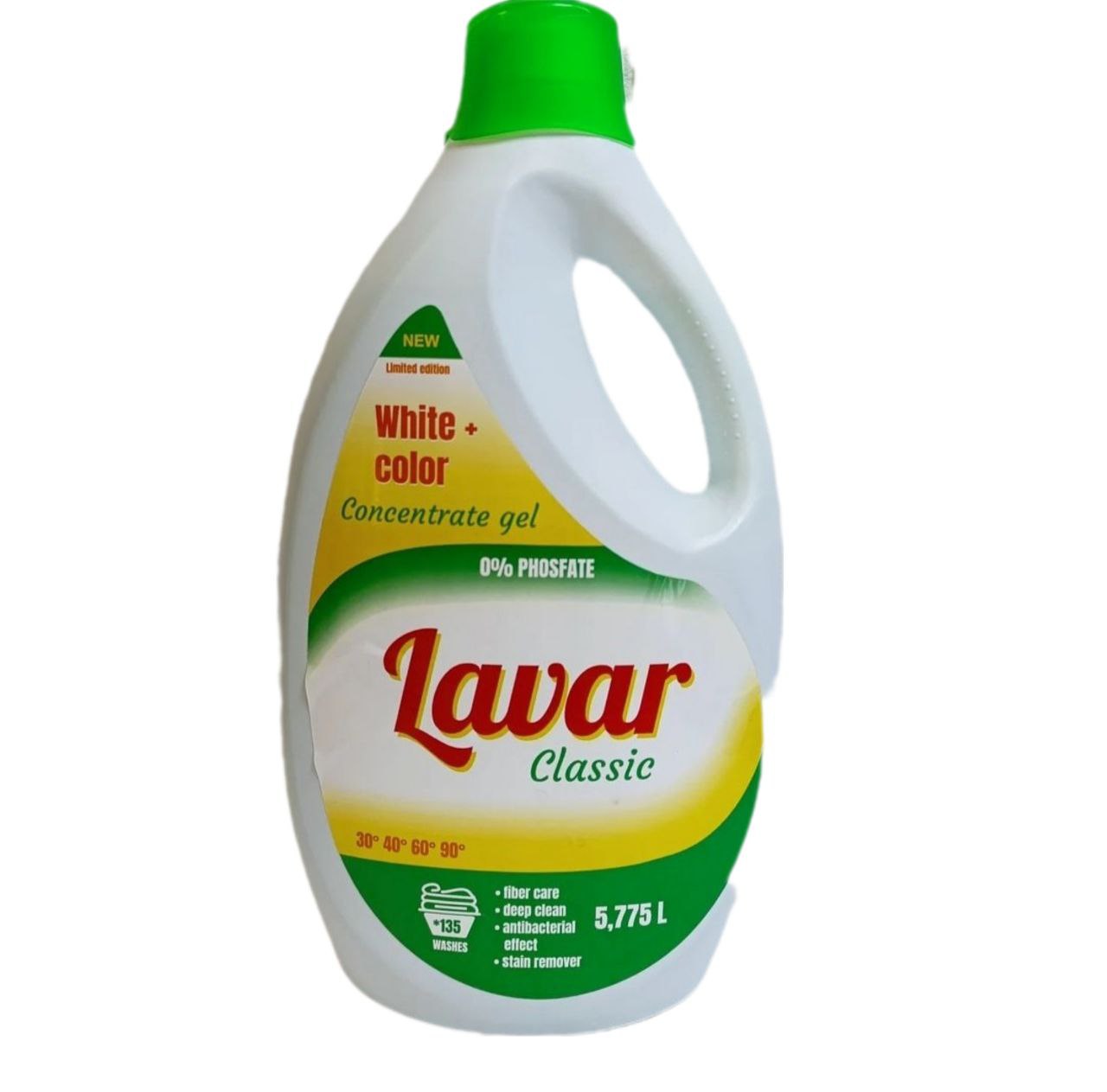 Гель для прання «LAVAR» Classic Formula для будь якого типу та кольору тканини 5.775л